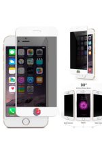 Iphone 7plus - 8 Plus 6d Kavisli Temperli Hayelet Ekran Koruyucu (Renk - Beyaz) Kırılmaz Cam - Görsel 5