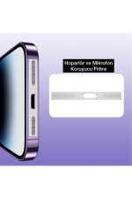 İphone 15-15Pro-15ProMax-12-13-14-13Pro Toz ve Kir Önleyici Filtre Mikrofon , Hoparlör, Şarj Koruma