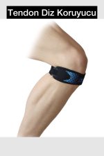Diz Koruyucu Tendon Bandı Sporcular Için Destek Unisize Tüm Bedenlere Uyumlu