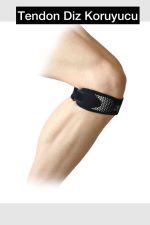Diz Koruyucu Tendon Bandı Sporcular Için Destek Diz Ağrısı Unisize Tüm Bedenlere Uyumlu