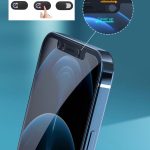 Iphone 13pro Spy Defender Cam Slider Ultra Kavisli 12d Temperli 9h Kırılmaz Cam-ekran Koruyucu