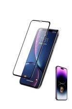 Iphone 14pro 5d Kavisli Çizilmez Cam Tam Kaplayan Kırılmaz Ekran Koruyucu