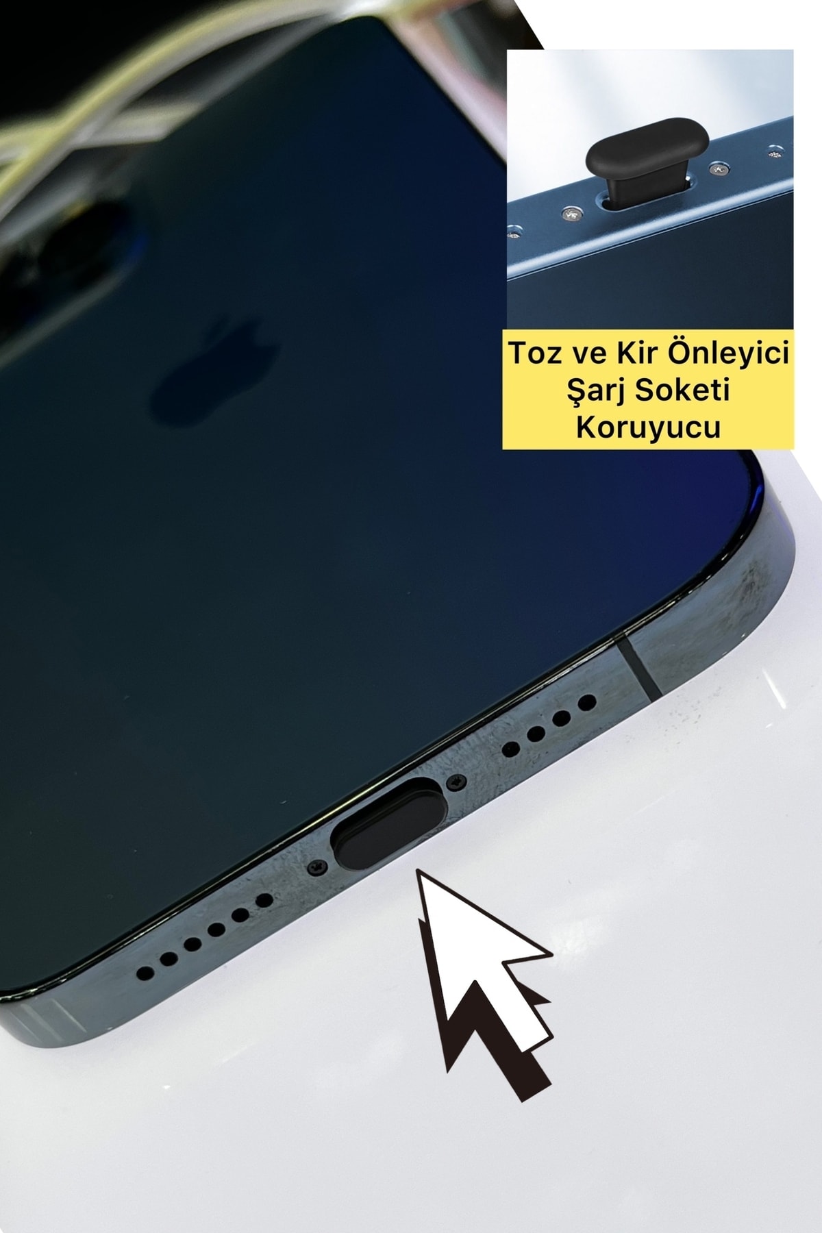 1_org_zoom Xiaomi Redmi Note 10pro-11s Toz Ve Kir Önleyici Şarj Soketi Koruyucu Tıpa-su Geçirmez Silikon Kauçuk - Görsel 1