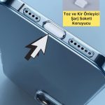 Oppo Reno3 Pro-reno4 Lite-toz Ve Kir Önleyici Şarj Soketi Koruyucu Tıpa-su Geçirmez Silikon Kauçuk