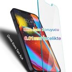 Iphone 12/12pro Ekran Koruyucu Kırılmaz 0.01mm Ultra Ince Film Çentik Kısmı Ve Sensör Kısımları Açık