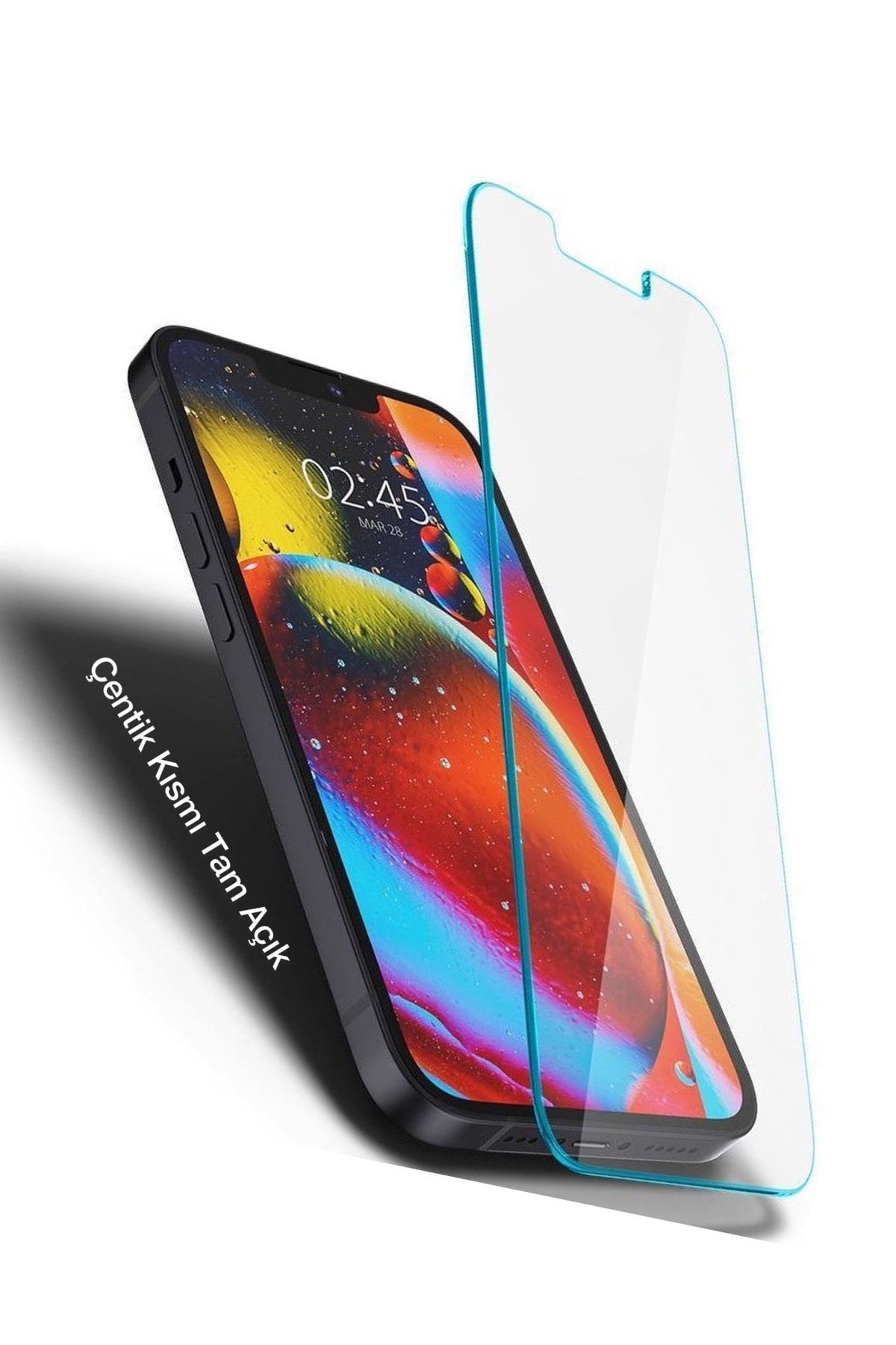 1_org_zoom Iphone 13 / 13pro / 14 Ekran Koruyucu Kırılmaz Nano Film Çentik Kısmı Ve Sensör Kısımları Açık - Görsel 1