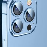Iphone 12 promax Uyumlu Kamera Lens Koruyucu Cam Yuvarlak Lazer Kesim Yekpare Parça Glass 9h Parça