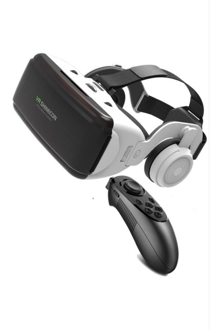 Vr Shınecon Sanal Gerçeklik Gözlüğü Kulaklıklı Kumandalı 3d Vr Filmler & Video Oyunları