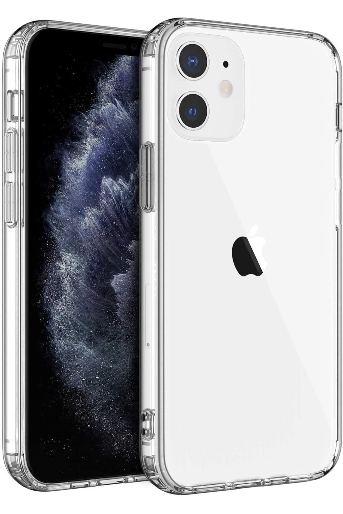 1_org_zoom Iphone 12 Şeffaf Yüksek Kalite Ve Koruyucu Kapak - Görsel 1