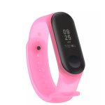 Xiaomi Mi Band 3-4 Silikon Kordon M4 Piranha 9918 Uyumlu Akıllı Saat Turuncu Kayış Nano Solma Yapmaz