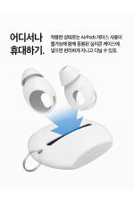 Airpods 3 -4 th Uyumlu Kulaklık Kancası Daha iyi bir ses yalıtımlı Kulaklık Tutucu Koruma Kılıflı - Görsel 8