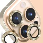 Iphone 11promax / 12pro Uyumlu Taşlı Kamera Lens Koruyucu 8d Hd Crystal Cam