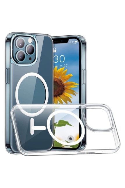 Iphone 13 Uyumlu Pro Kılıf Magsafe Magnetic Crystal Case