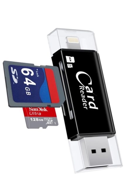 Iphone 13 12 11 /ipad Pro /macbook Pro Usb Card Reader Otg Drive Sd Tf Kart Okuyucu Ve Yükleme