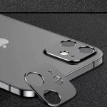 Iphone 11 Kamera Lens Koruyucu Metal Plaka Hd 9d Kamerada Parlama Yapmaz Renk:siyah Çerçeveli