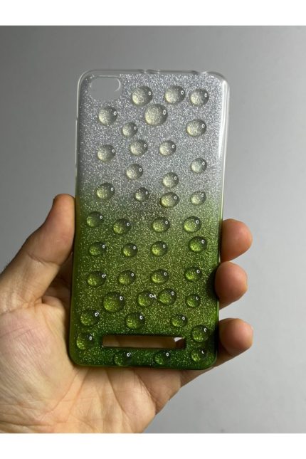 Xiaomi Redmi 4a Silikon Şeffaf Kılıf Bubble Airbag9d Damla Darbe Emicili Simli Baskılı Kapak