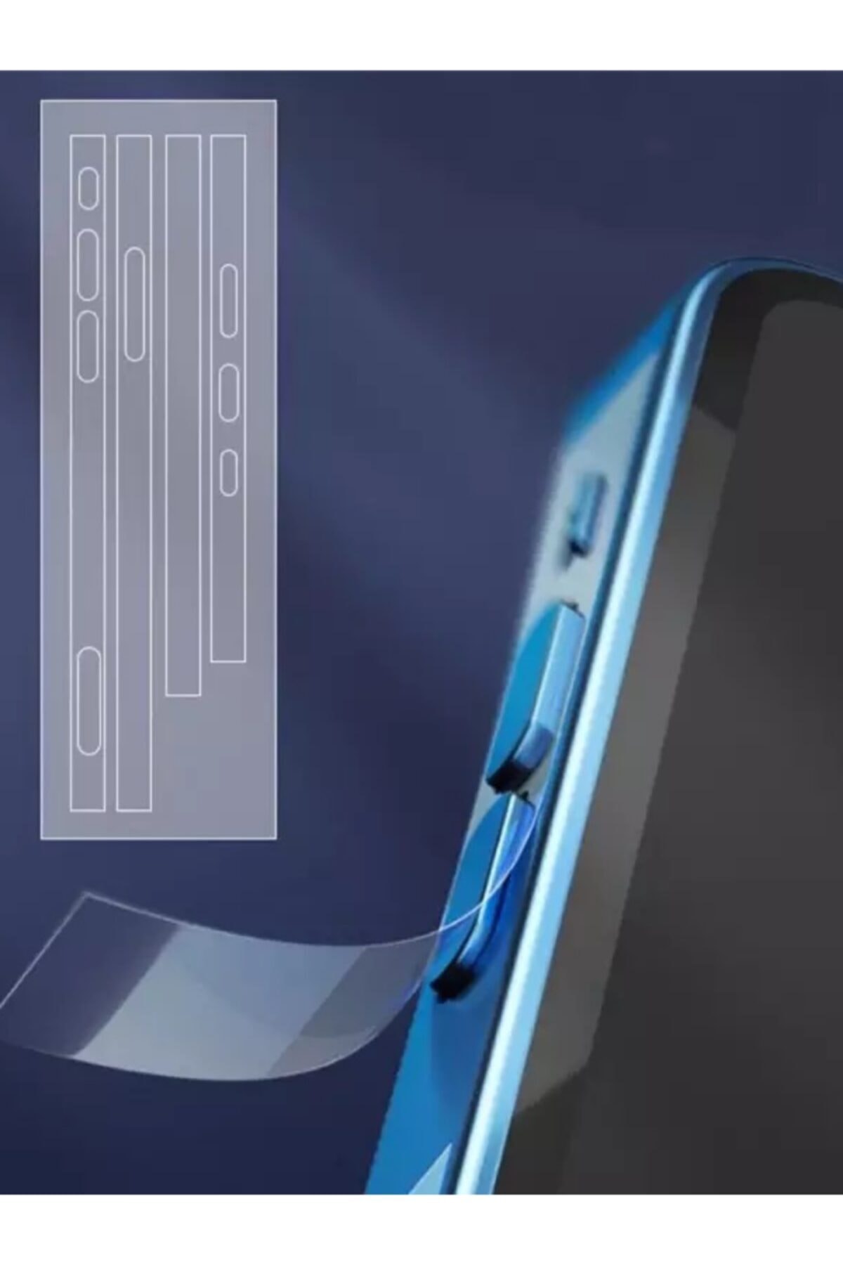 1_org_zoom Iphone 13pro Full Çerçeve Koruyucu Kaplama Body Hd Şeffaf Koruyucu Film Çizilmeyi Önler - Görsel 1