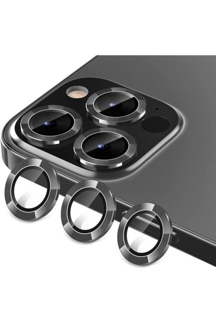 Iphone 13 Pro Max Uyumlu Profesyonel Kamera Koruyucu Graphite