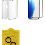 Iphone 13 Uyumlu Şeffaf Kılıf Ekran Koruyucu Kırılmaz Cam Kamera Lens Koruyucu