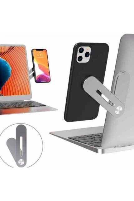 Manyetik Laptop Masaüstü Bilgisayar Cep Telefonu Tutucu Stant