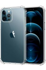 Iphone 12 Pro Max Uyumlu Şeffaf Kamera Lens Korumalı Kılıf+tam Kaplayan Kırılmaz Cam Apple