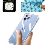 Iphone 13 Promax Uyumlu Kılıf Köşeleri Airbag Korumalı Silikon Kamera Lens 9h Nano Kırılmaz Cam