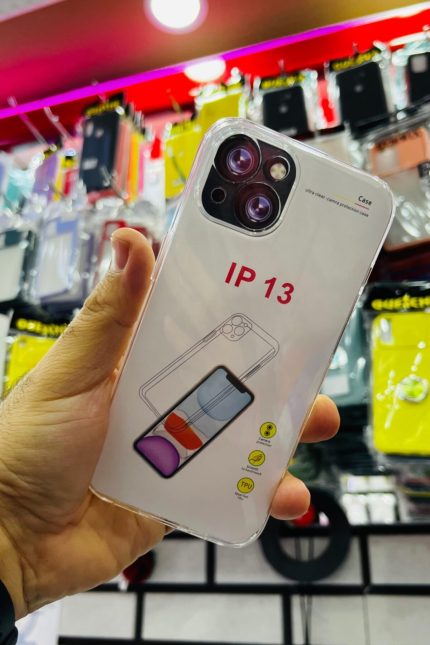 Iphone 13 Uyumlu Kamera Lens Korumalı Şeffaf Kılıf Ve Nano Flexible 9h Kırılmaz Cam Tam Kaplayan