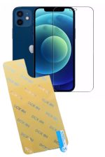 Iphone 12mini Uyumlu Kırılmaz Cam Koruyucu Dcx-9h Tempered Ön Ekran Ve Arka Panel Şase Tam Korumalı