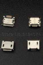 Universal 20 Adet Mikro Usb Soketi 5 Pin Altın Uçlu Micro Usb Şarj Giriş Soketi Isıya Dayanıklı - Görsel 2