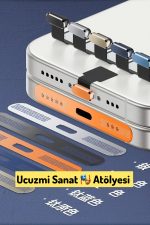 3M İphone 17 - 17 Pro - 17 Pro Max Toz ve Kir Önleyici Hoparlör -Mikrofon Koruyucu Metal Filtre - Görsel 3