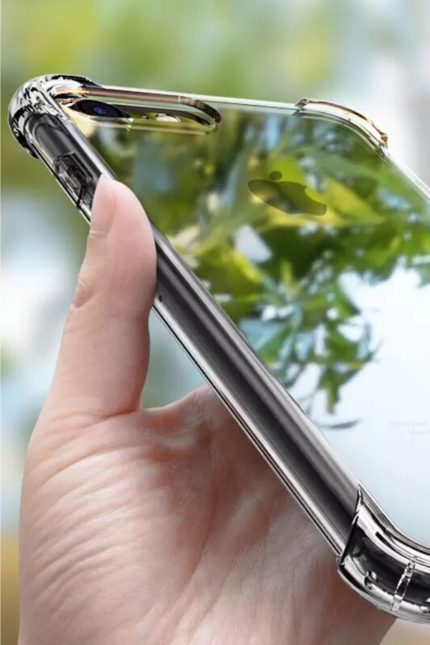 Huawei Psmart Silikon  Uyumlu  Kılıf Clear Airbag Köşeli Darbe Emicili Kenar Korumalı Kapak Şeffaf