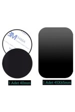 4adet Telefon Araç Içi Tutucu Stant Metal Plaka Magnetic Mıknatıslı Tutucular Için Metal Saç Seti 3m - Görsel 2