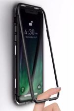 Iphone 7plus 8plus Mıknatıslı Alüminyum Bumper 360 Tam Koruma Ön Ve Arka Cam Kapaklı Kılıf - Görsel 2