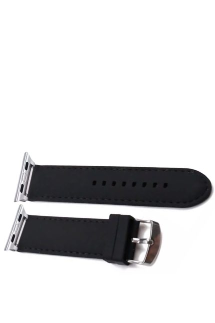 Watch Kordon 2 3 4 5 6 Se 42mm 44mm Uyumlu Kayış Bileklik Hermes Dizayn Siyah Tpu Silikon