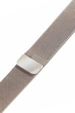 Apple Watch Kordon 2 3 4 5 6 Se 42mm 44mm Uyumlu Kayış Bileklik Milanese Loop Kordon Metalik Gri - Görsel 2