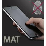 Iphone 7 Mat Kırılmaz Cam Nano Parmak Izi Bırakmaz Siyah
