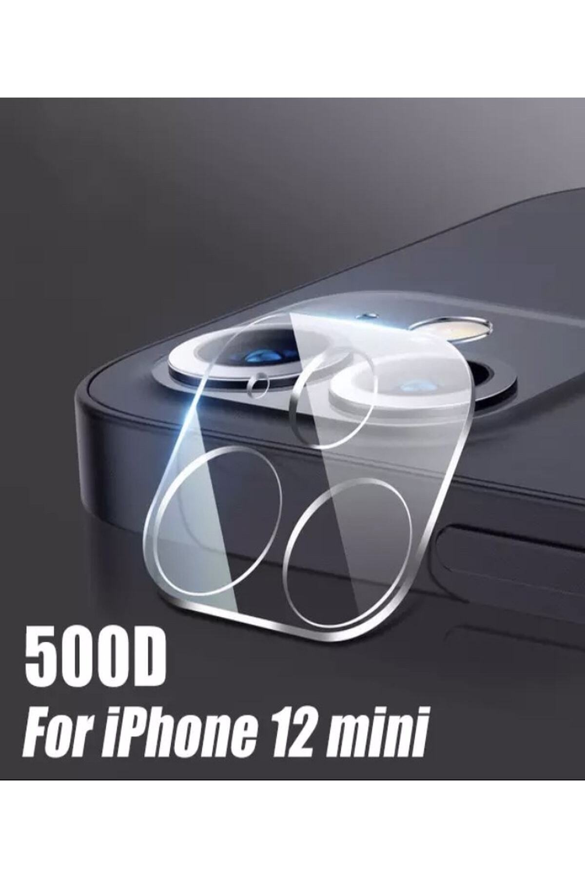 1_org_zoom Iphone 12 Mini Uyumlu Arka Kamera Lens Koruma Nano Temperli Camı Kamera Koruma Koruyucu 9h Cam - Görsel 1