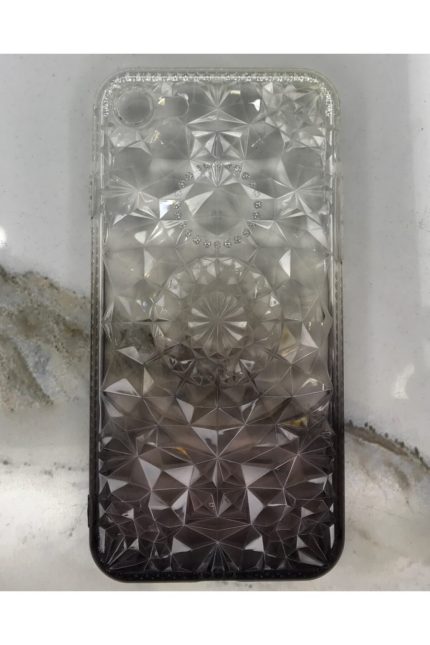 Iphone 7 8 Se Yapay Taşlı Telefon Silikon Kılıfı Uyumlu