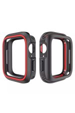 Apple Watch Se 6 5 4 3 2 (44mm) Esnek Nano Silikon Kılıf Çerçeveli Ekran Ve Gövde 360 180 Korumalı - Görsel 2