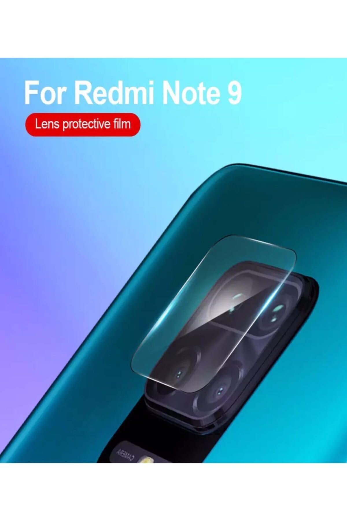 1_org_zoom Xiaomi Note9 9pro Arka Kamera Lens Koruma Nano Temperli Camı Kamera Koruma Koruyucu 9h Cam - Görsel 1