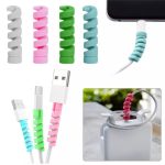 Sipiral Kablo Koruyucu Silikon Set 4'lü Paketli Cable Protector