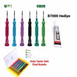 Best-9901s Cep Telefonu Tablet Ve Bilgisayar Açma Tornavida Seti Ve B7000 Yapıştırıcı Teknik Servis