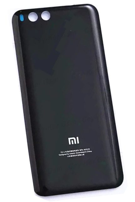 Xiaomi Mi 6 Arka Kapak Batarya Pil Kapağı Cam Siyah