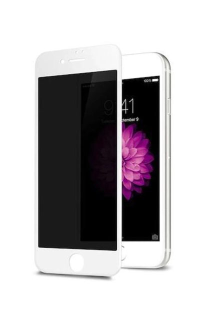 For Apple Iphone 6s Hayalet Cam Tam Kaplayan Krılmaz Nano Teknoloji Beyaz