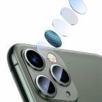 Iphone 12promax Arka Kamera Lens Koruma Cam 3 Yuvarlak Lazer Kesim Cam Yekpare 3 Parça Koruma
