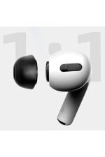 3M Airpods Pro için kulak tıkacı, Siyah Renk 3 çift silikon kulak yastığı, yedek kaymaz kulak ucu - Görsel 2