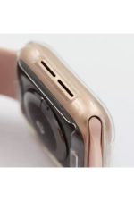 Apple Watch 1 2-3 Serisi ( 44mm ) 360 Tam Koruma Şeffaf Silikon Kılıf Premium Model - Görsel 6