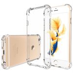 Iphone 6plus 6splus Köşe Korumalı Şeffaf Silikon Kılıf Darbe Emicili Ultra Lens Nano Korumalı