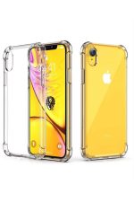 Iphone Xr Köşe Korumalı Şeffaf Silikon Kılıf