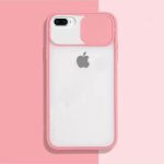 Iphone 7 Plus - 8 Plus Kılıf Sürgülü Kamera Korumalı Silikon